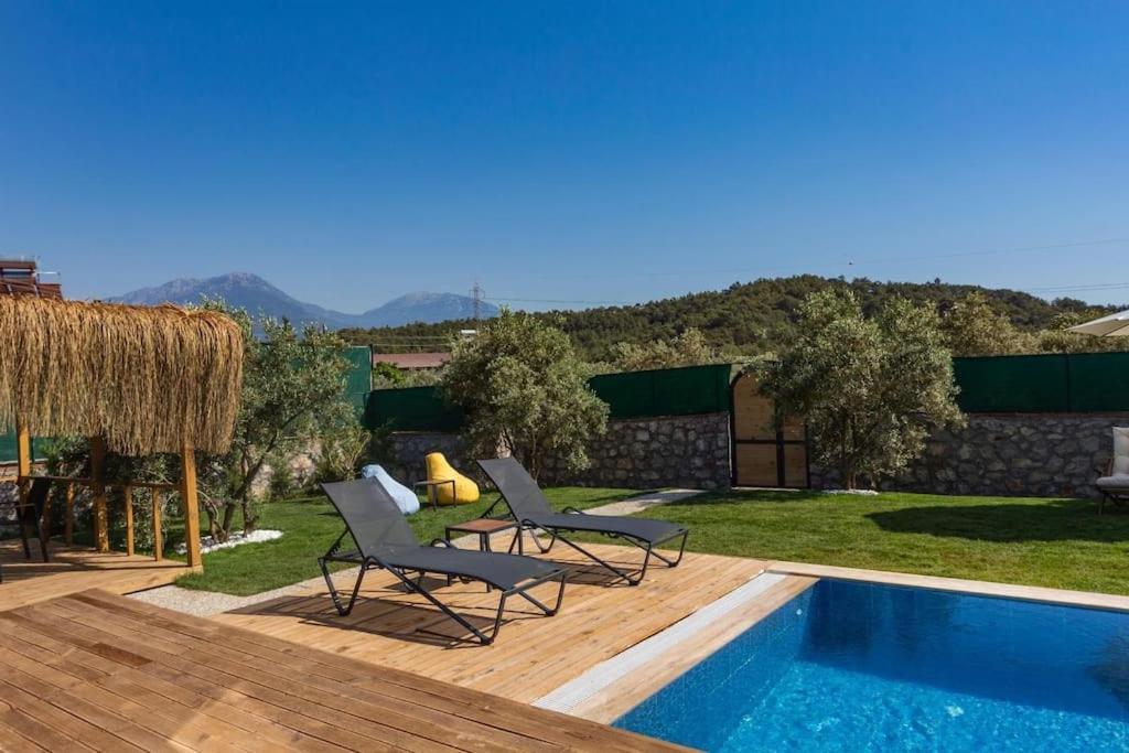 Villa Zeytin Havuzlu Jakuzili Fethiye Eksteriør bilde
